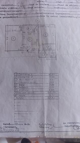 Apartament cu 2 camere decomandat în Exterior Vest