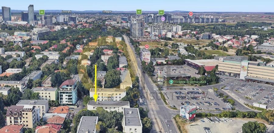 Apartament cu 3 camere decomandat în Floreasca