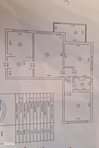 Apartament cu 3 camere în Colentina