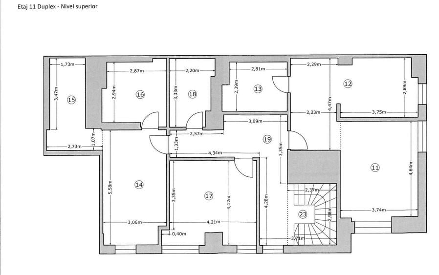 Penthouse cu 5 camere decomandat în Drumul Taberei