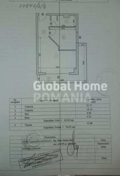 Apartament cu 2 camere decomandat, mobilat în Băneasa