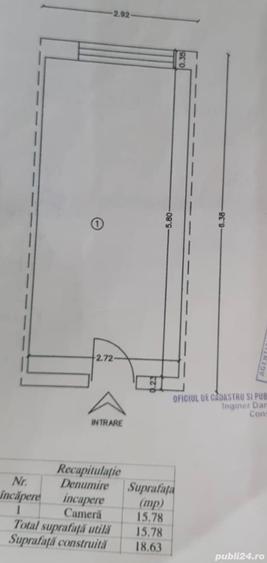 Apartament cu 2 camere în Huși