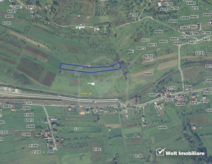 Teren agricol intravilan de 5300 mp, în Dej