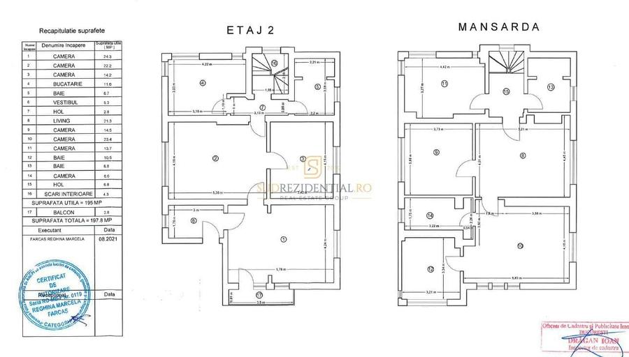 Apartament cu 7 camere decomandat în Parcul Carol