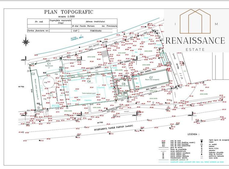Teren Construcții intravilan de 6000 mp, în Central