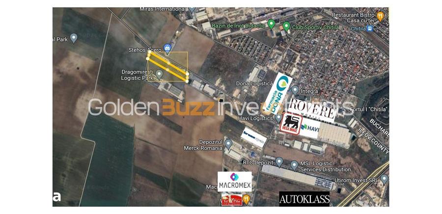 Teren de 22500 mp, în Domenii
