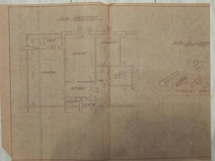 Apartament cu 2 camere decomandat în Central