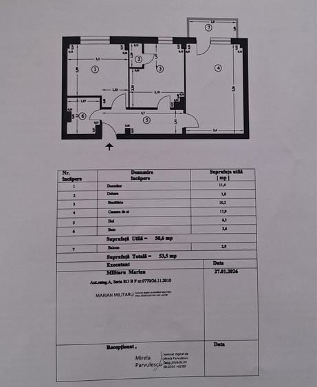 Apartament cu 2 camere decomandat în Central