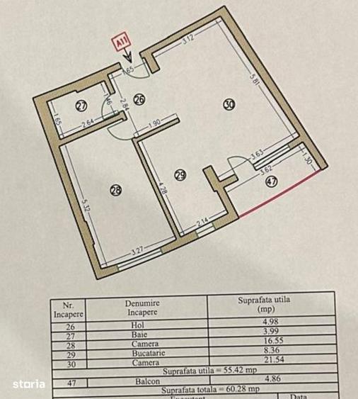 Apartament cu 2 camere la 150 m de plaja - 8