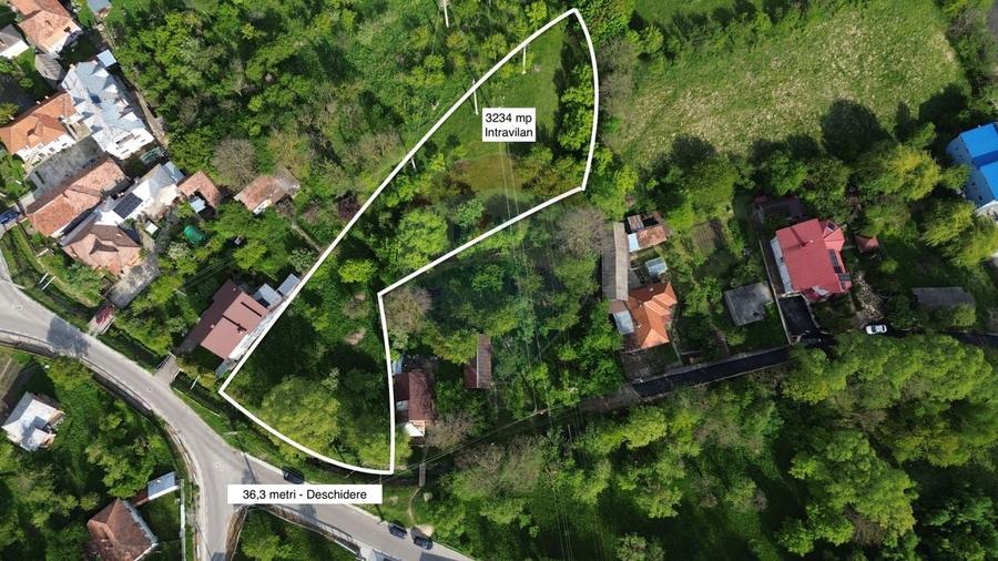 Teren Construcții intravilan de 3234 mp, în Lerești