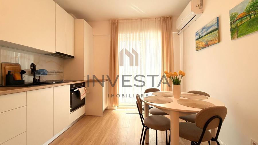 Apartament cu 2 camere semidecomandat, mobilat în Mărăști