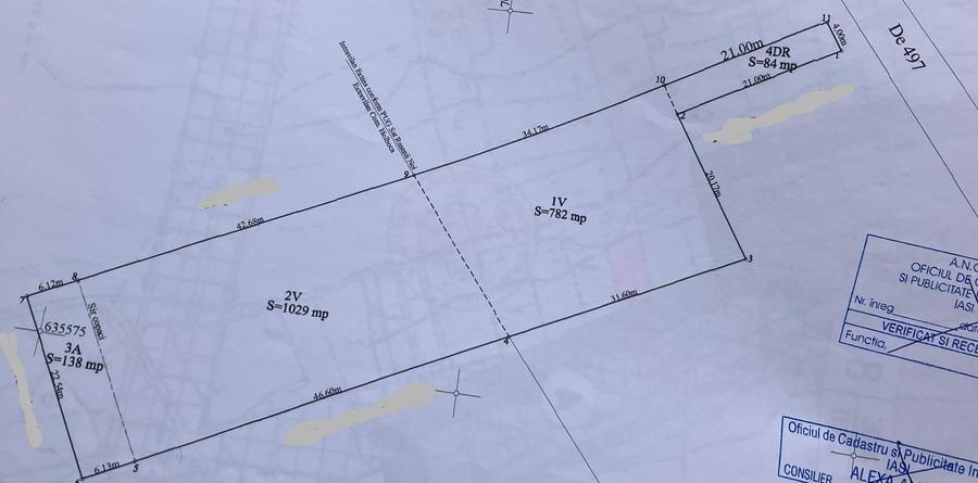 Teren de 2033 mp, în Holboca
