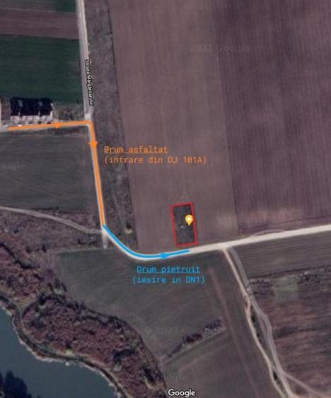 Teren Construcții intravilan de 1070 mp, în Corbeanca