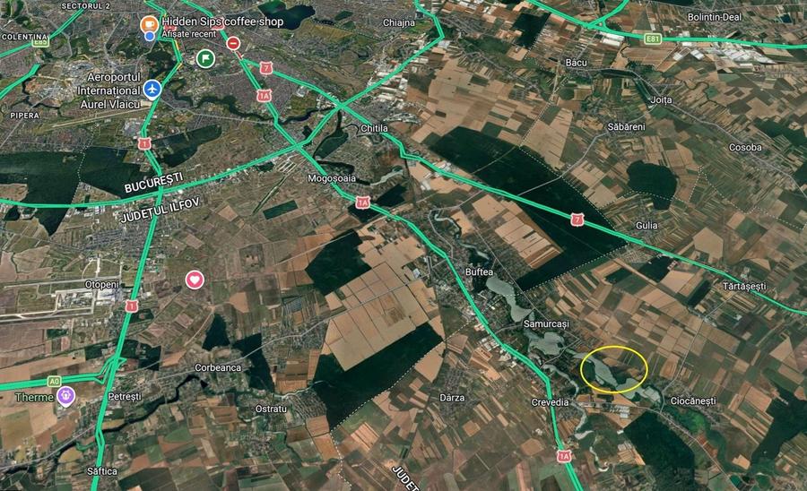 Teren agricol intravilan de 45000 mp, în Crevedia
