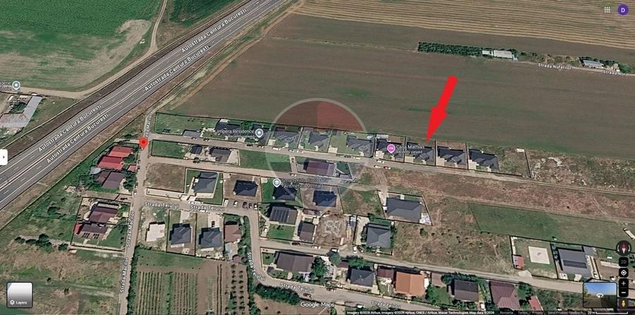 Casă individuală cu 4 camere cu Teren 515 Mp în Ciorogârla