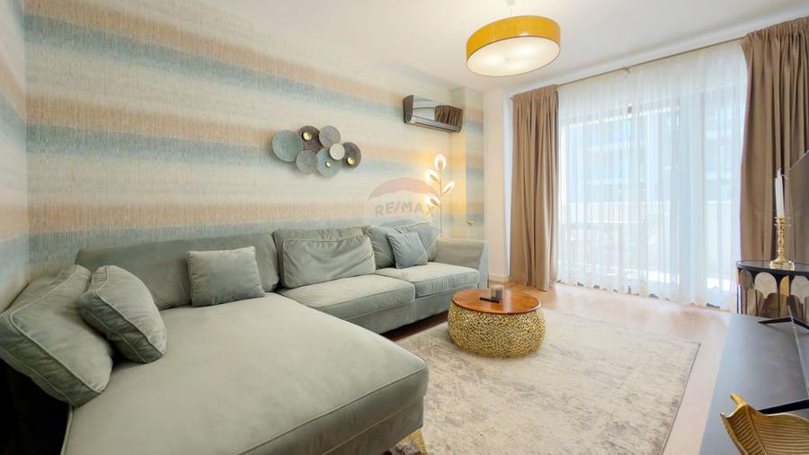 Apartament cu 2 camere decomandat, mobilat în Barbu Văcărescu
