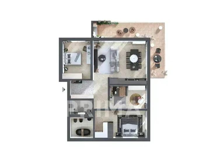 Apartament cu 4 camere în Orașul Nou