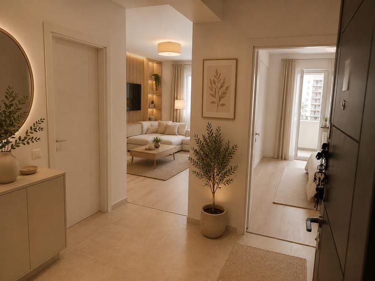 Apartament cu 2 camere decomandat în Chiajna