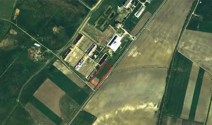 Teren de 11600 mp, în Vest