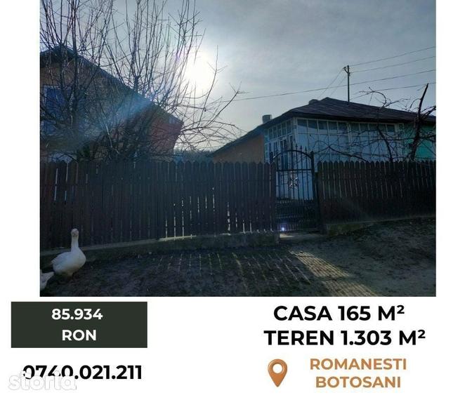 Casa 165 m2 + Teren 1.303 m2, Com. Romanesti - 2