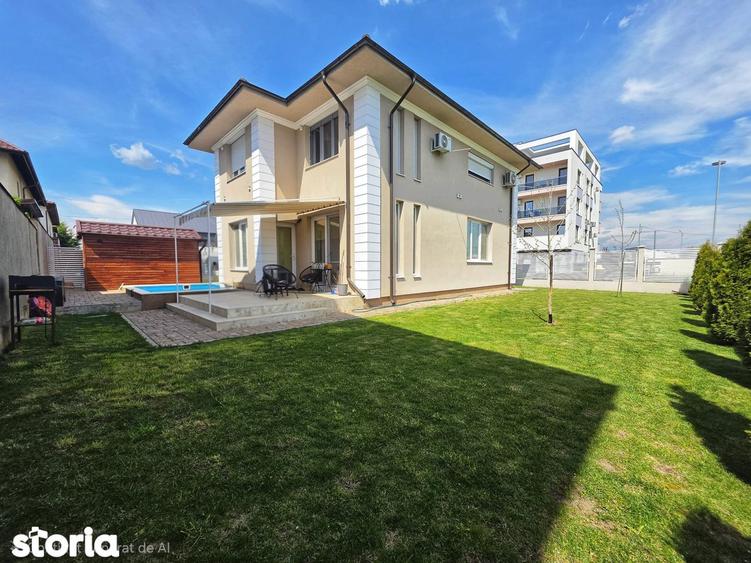 Vila moderna 4 camere cu piscina, partial mobilata | Albert MRS - 20