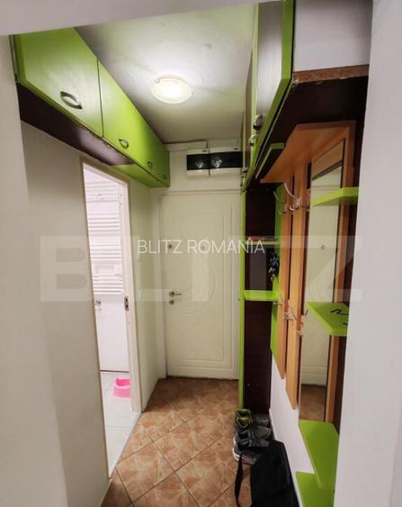 Apartament 2 camere, 38 mp, renovat, mobilat partial, parter