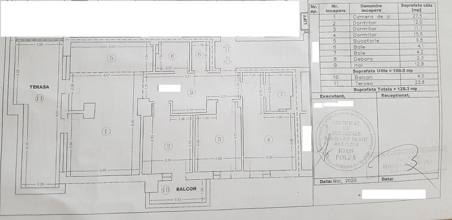 4 camere decomandat, mobilat , utilat ,terasa 24 mp,incalzire in pardosela - 13