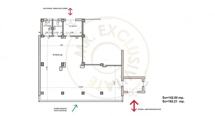 Inchiriere/Vanzare Spatiu Comercial 145,55 mp, Zona Kaufland - Carei - 10