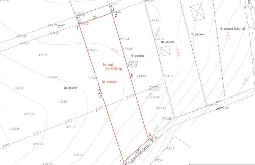 Teren Intravilan Intrare Cisnadie 2325 mp deschidere 25 ml - 3