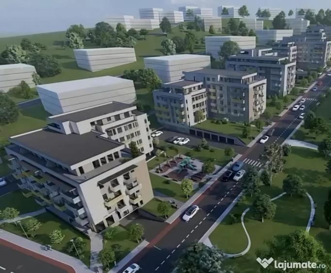 Apartament cu 2 camere semidecomandat în Apahida