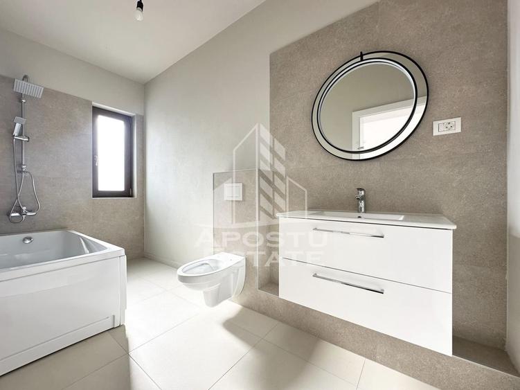 Duplex cu 5 camere si 3 bai, 300mp teren complet finisat in Giroc. - 14