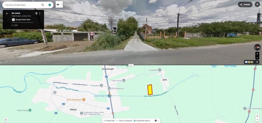 Teren 4.500 mp – sat Jieni, com. Șimnicu de Sus, la 5,7 km de Craiova - 3