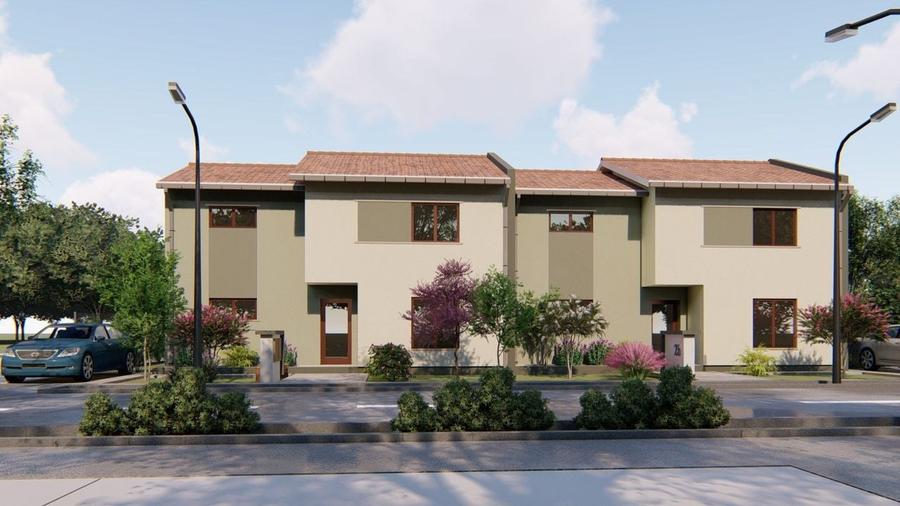 1/2 Duplex P+1, 4 camere, 101mp utili 288mp teren Cartierul Primaverii - 1