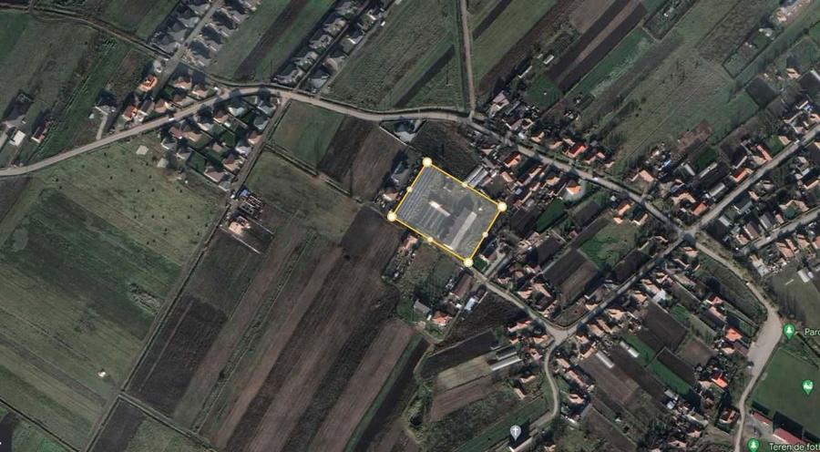 Teren INTRAVILAN 7200 mp + hala 500 mp Jucu de Mijloc si casa locuit | utilitati | asfalt | parcelabil | investitie - 1
