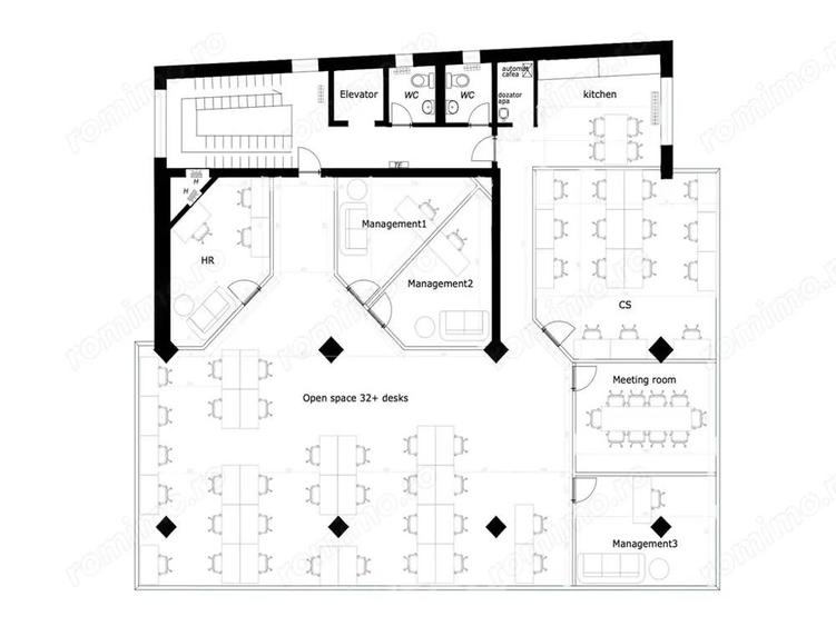 Inchiriere spatiu de birouri in Piata Victoriei de la 130 mp - 6