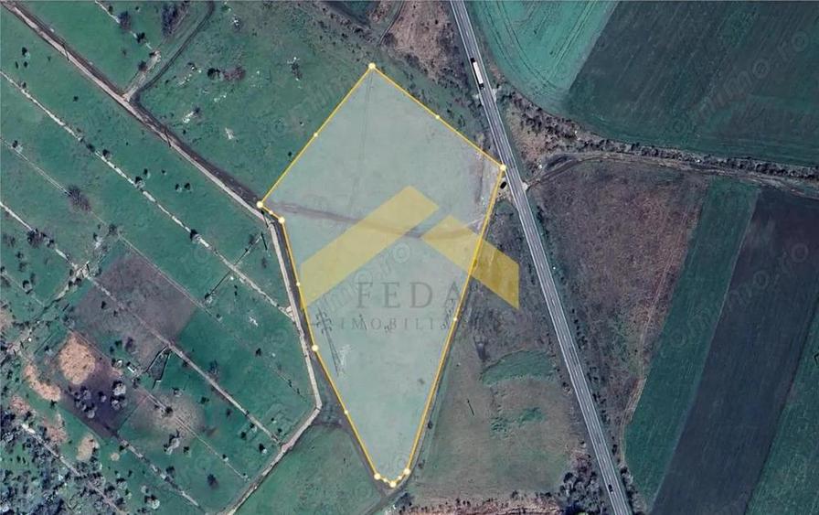 Teren 21,000 mp intravilan de vanzare centura de nord Arad - 1