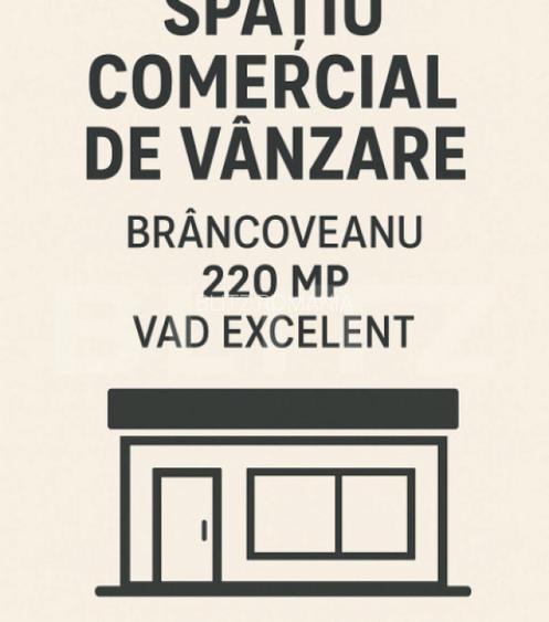 Spatiu comercial, 220 mp, zona Brancoveanu Spatiu comercial, 220 mp, zona Brancoveanu