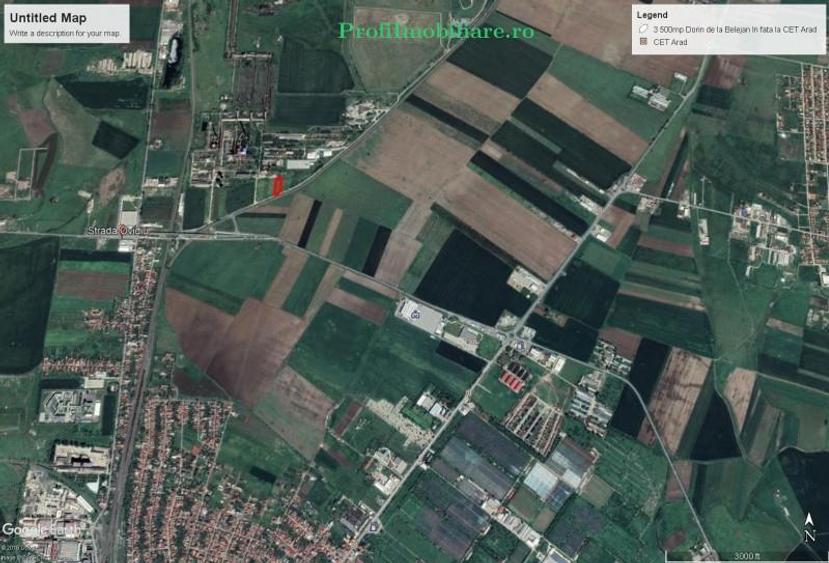 Teren construibil 3.500 mp cu acces din sosea spre Retim fost Polaris Arad - 4