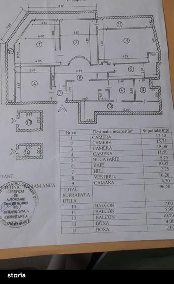 Apartament cu 4 camere în Centrul Civic