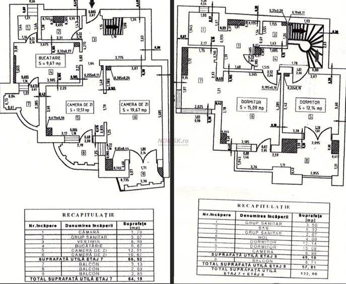 Apartament cu 4 camere decomandat, mobilat în Unirii