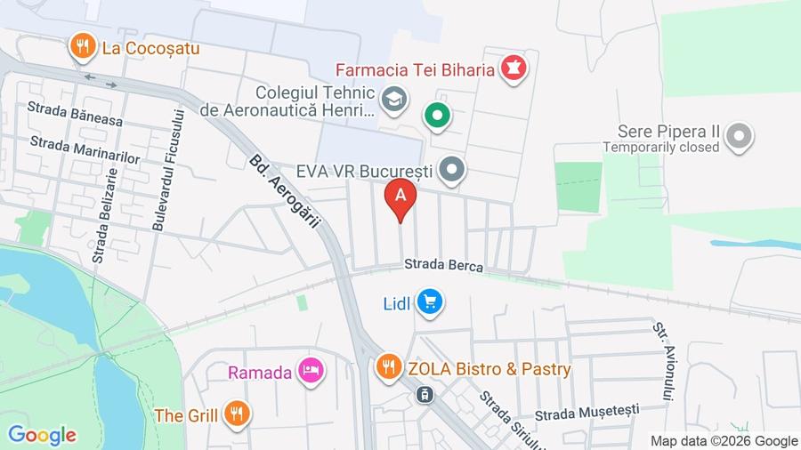 Garsonieră decomandată, mobilată în Aviației