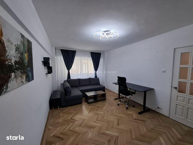 Apartament cu 3 camere decomandat, mobilat în Tineretului