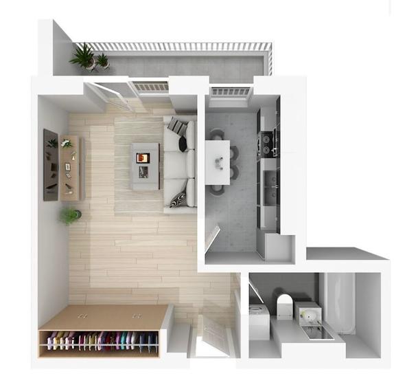 Garsoniera de vanzare Bragadiru  Cristalului - 3