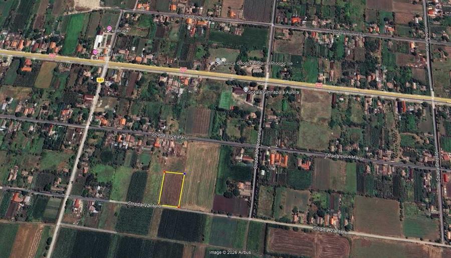 Teren intravilan de vanzare, com. Cujmir, in sat Aurora - 1