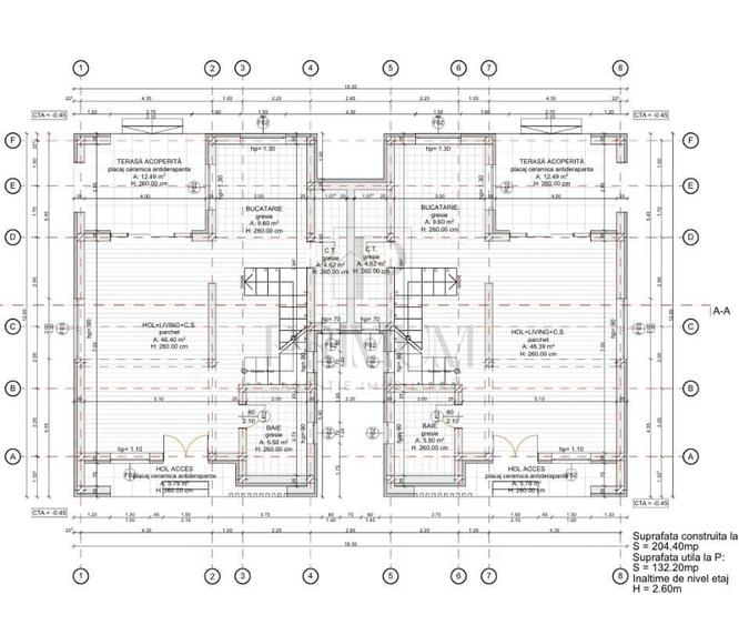 Comision 0 - Duplex desparit prin camera tehnica - 140 mp utili - toat - 2
