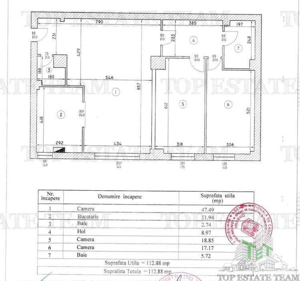 Apartament 3 camere de vanzare in zona  Doi Cocosi - 11