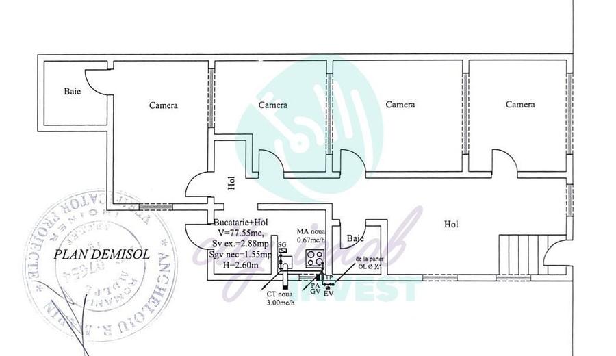 4 camere demisol | Acces stradal | Ideal sediu firmă - 3