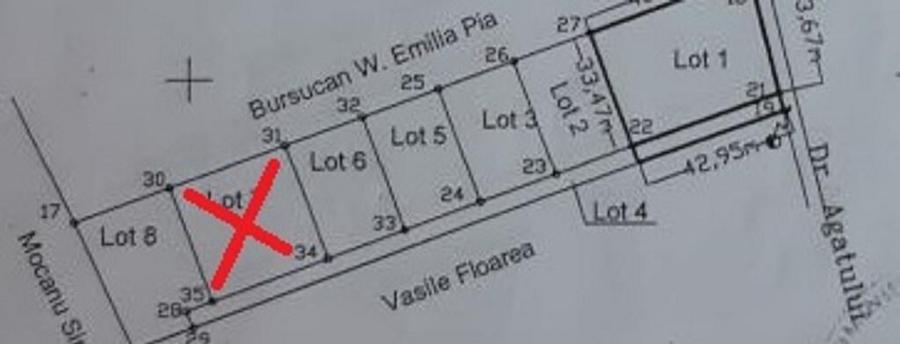 Teren Drumul Agatului 1115 mp New 2025 - 1