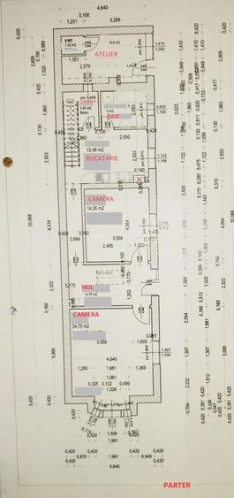 Casa individuala S+P+M cu teren 1723 mp, zona linistita, in Grigorescu - 24