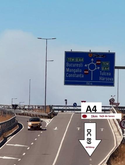 Teren intravilan 44700 mp - Ideal parc logistic, showroom sau depozit, Constanța - 12